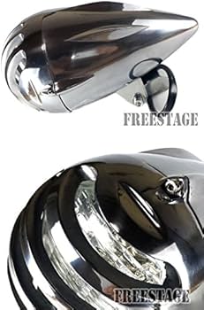 Amazon | 汎用砲弾型ビンテージヘッドライト/バードケージグリル